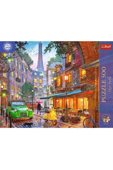 Puzzle 500 el. Tea Time: Kawiarnia w Pary�u Trefl