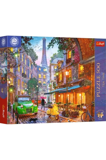 Puzzle 500 el. Tea Time: Kawiarnia w Pary�u Trefl