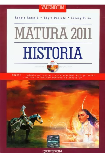 Historia Vademecum Matura 2011 z p�yt� CD - Cezary Tulin, Edyta Pustu�a, Renata Antosik