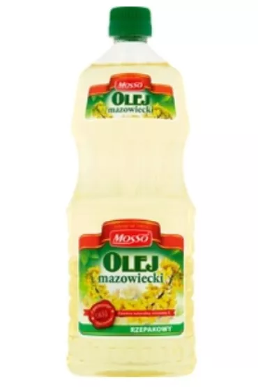 Mosso Olej Mazowiecki rzepakowy z pierwszego t�oczenia 900 ml