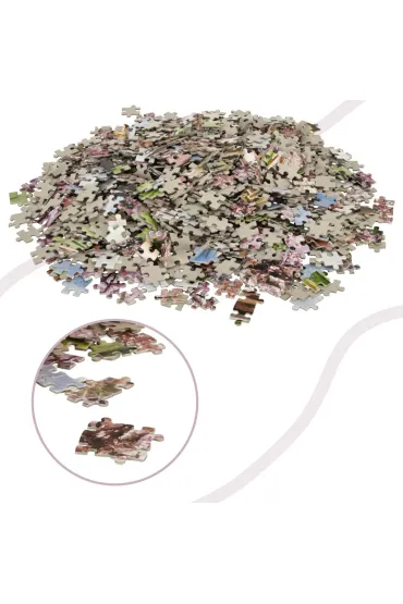 Puzzle 1000 el. Romantyczny spacer w Pary�u Castorland