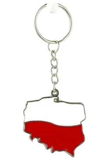 Abino Brelok metalowy Polska kontur