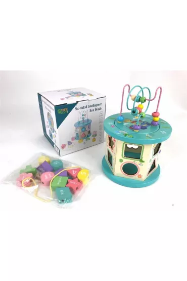 Sorter edukacyjny drewniany Maksik