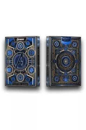 Karty do gry Avengers niebieskie by Theory11 Quint