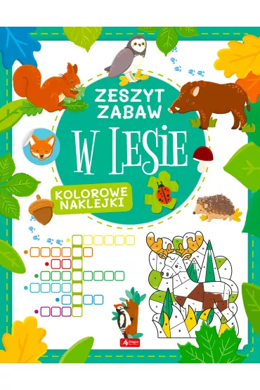W lesie. Zeszyt zabawy - Justyna  Tkocz