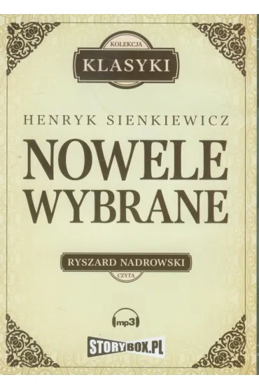 Audiobook Nowele wybrane DVD CD - Henryk Sienkiewicz