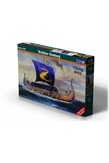 Model statku do sklejania Starter SET Drakkar Oseberg 1:72 + farby, p�dzelki, klej SD-209 Olymp Aircraft