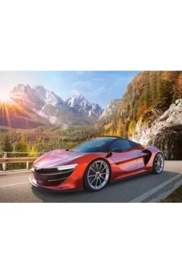 Puzzle 100 el. Sportowy samoch�d Castorland