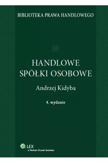 Handlowe sp�ki osobowe - Andrzej Kidyba