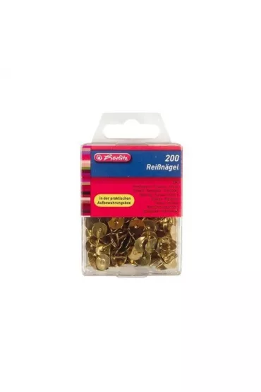 Herlitz Pinezki metalowe 200 szt.