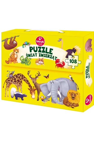 Puzzle 108 el. �wiat zwierz�t Kukuryku