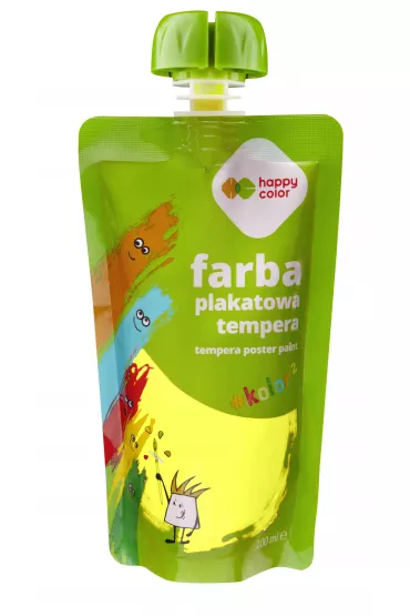 Happy Color Farba plakatowa tempera neon 100 ml ty