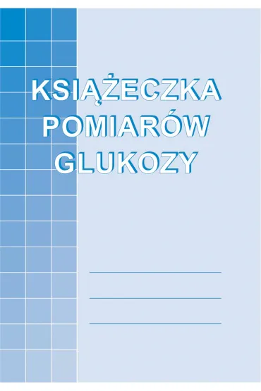 Michalczyk i Prokop Ksi��eczka pomiar�w glukozy M-915-5