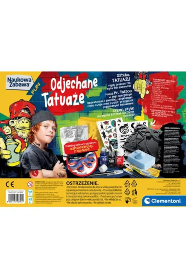 Naukowa zabawa - Odjechane tatua�e Clementoni