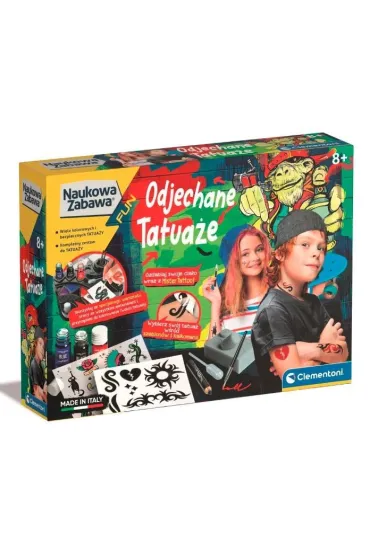 Naukowa zabawa - Odjechane tatua�e Clementoni
