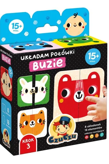 CzuCzu Uk�adam po��wki Buzie dla dzieci 15 mies. Bright Junior Media