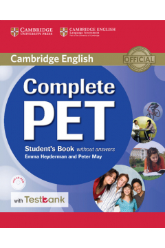 Complete PET SB without Answers with CD-ROM and Testbank