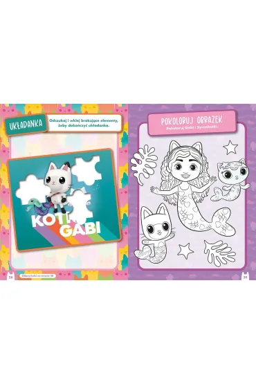 Koci Domek Gabi. 1000 naklejek