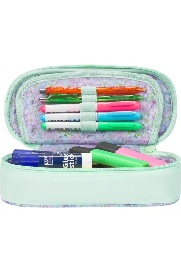 Oxford Pi�rnik z klapk� Flowers zielony