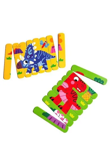 Puzzle sticks 16 el. Dinozaury Roter Kafer