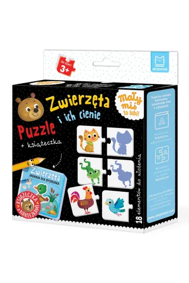 Zwierz�ta i ich cienie. Puzzle + ksi��eczka - Anna Podg�rska