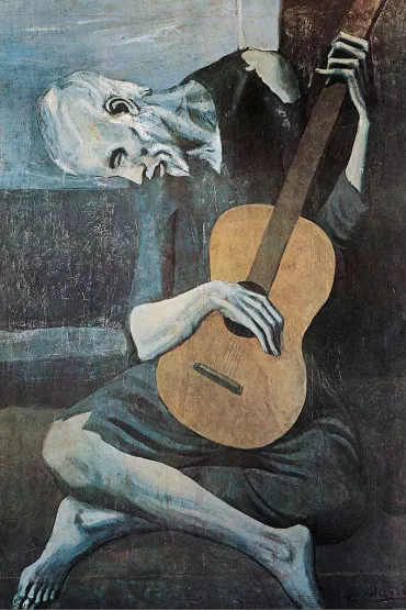 Pablo Picasso Stary gitarzysta - plakat