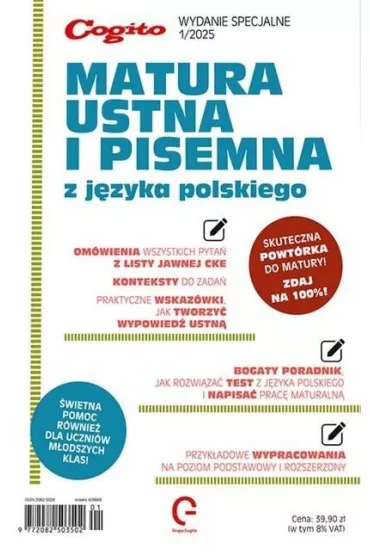 Matura ustna i pisemna z j�zyka polskiego 1/2025