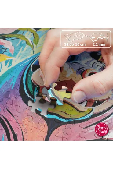 Puzzle 500 el. Happy Hippo CherryPazzi