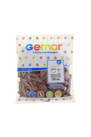 Godan Balony metaliczne r�owo-z�ote 100 szt.