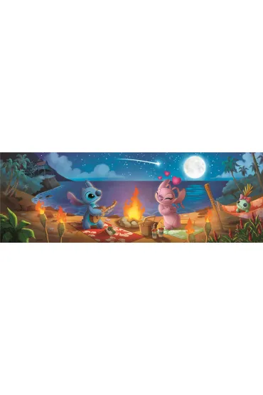 Puzzle 1000 el. Panorama Compact - Disney Stitch Clementoni