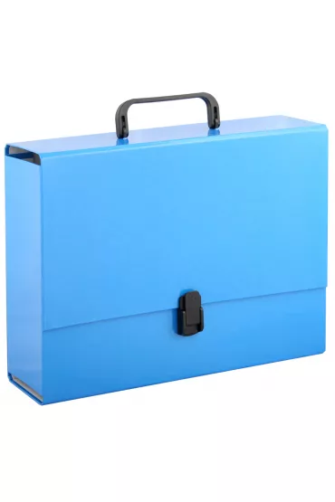 Penmate Teczka z r�czk� A4 niebieska 10 cm