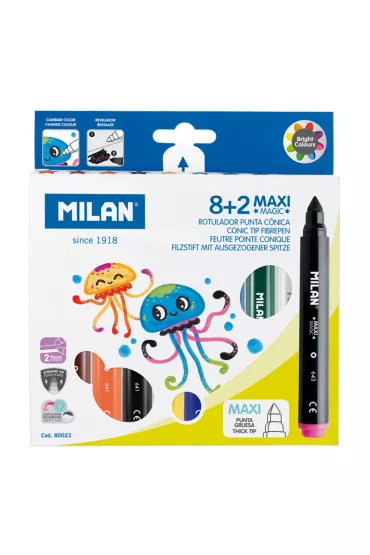 Milan Flamastry Maxi Magic 10 szt.