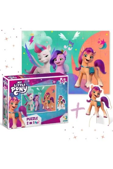 Puzzle 60 el. My Little Pony with charater figure Dodo