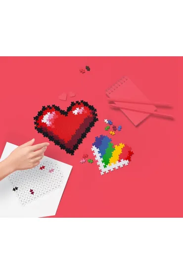 Puzzle By Numbers 250 el. Serce Plus-Plus