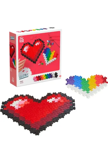 Puzzle By Numbers 250 el. Serce Plus-Plus
