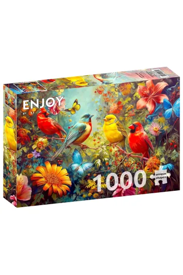 Puzzle 1000 �wierkanie i trzepotanie Enjoy