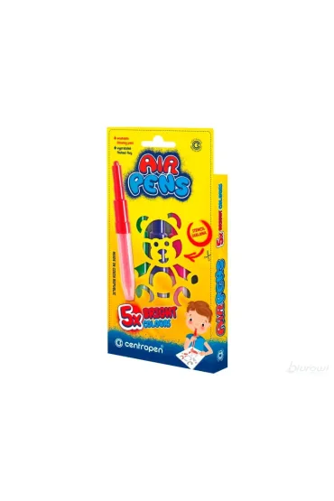 Centropen Flamastry dmuchane + 1 szbalon 5 szt.