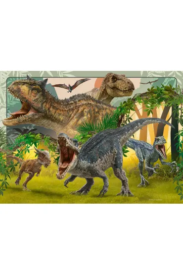 Puzzle 4x100 el. 2D Jurassic World Bumper Pack Ravensburger