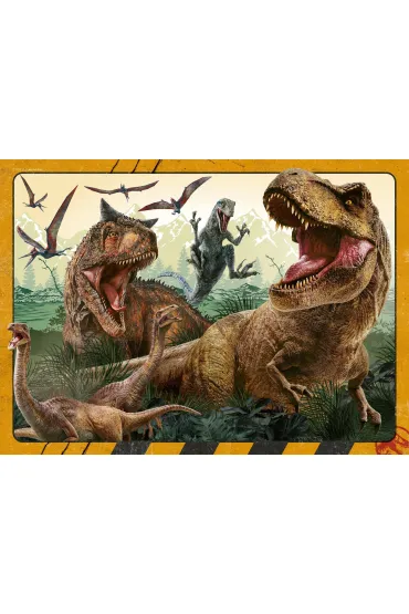 Puzzle 4x100 el. 2D Jurassic World Bumper Pack Ravensburger