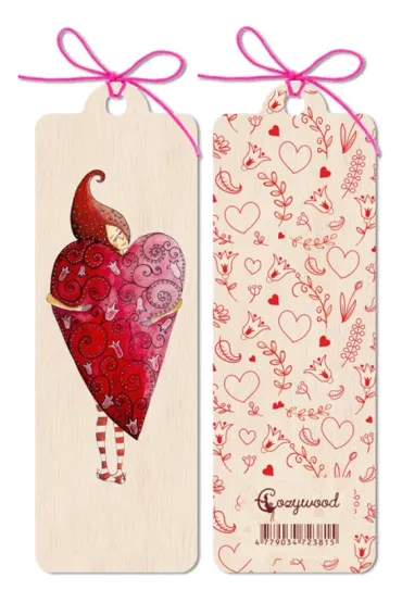 Cozywood Zak�adka drewniana Serce