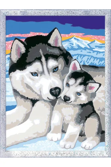 Malowanie po numerach CreArt - Husky Ravensburger