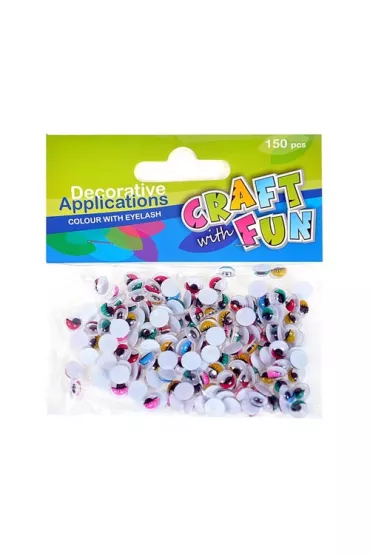 Craft with Fun Ozdoba dekoracyjna oczy 7 rz�s