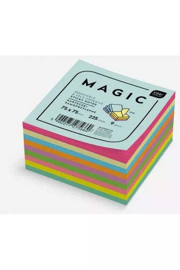 Interdruk Karteczki samoprzylepne Magic Cube 75 x 75 mm 225 kartek