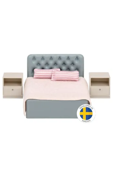 Meble do sypialni do domku dla lalek basic Lundby