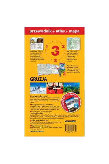 Gruzja zestaw przewodnikowy 3w1 2023