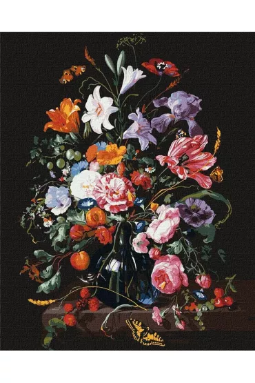 Ideyka Malowanie po numerach - Wazon z kwiatami 40x50cm
