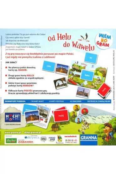 Od Helu do Wawelu. Gra planszowa - Ewa Falkowska, Lach Bernhard, Rapp Uwe