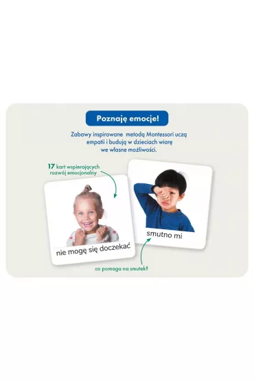 Montessori. Karty obrazkowe. Emocje