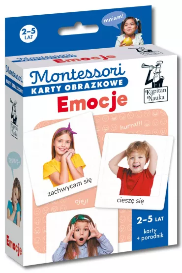 Montessori. Karty obrazkowe. Emocje