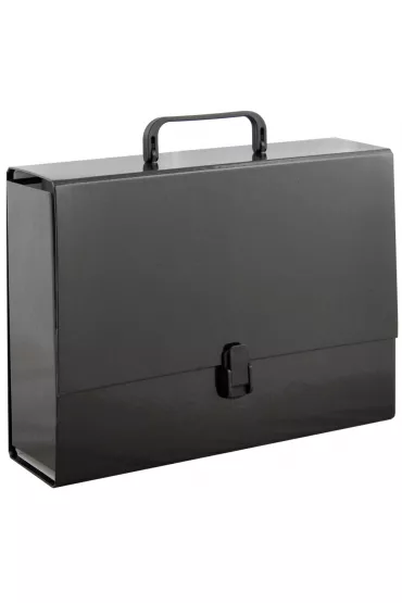 Penmate Teczka z r�czk� A4 czarna 10 cm